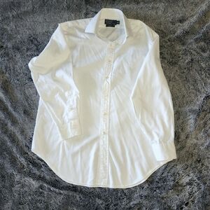 Ralph Lauren Polo Regent Classic Fit White Men's Button down Shirt size 16 1/2